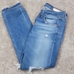 Rag & Bone Womens Boyfriend Jeans Distressed Ripped Denim Size 26